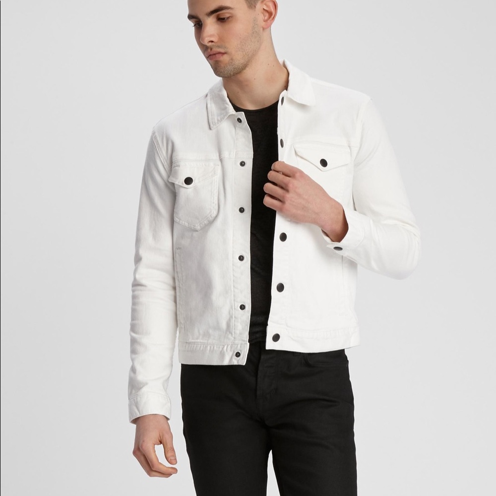 NWT Denim John Varvatos Trucker Jacket